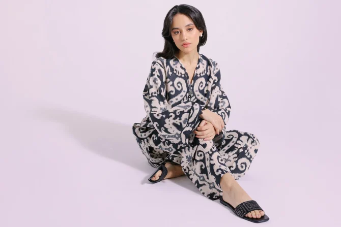 Ethnic | Pret SS '24 | PRINTED SUIT