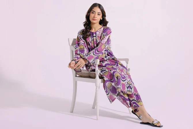 Ethnic | Pret SS '24 | PRINTED SUIT